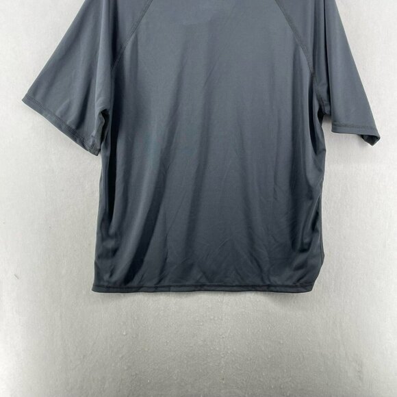 Kanu Surf Rashguard Men's Sz L Gray Crew Neck Raglan Sleeve Regular Fit UPF 50+ - Picture 8 of 12